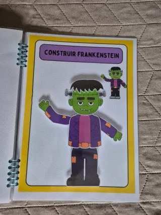 Libro actividades infantil Halloween