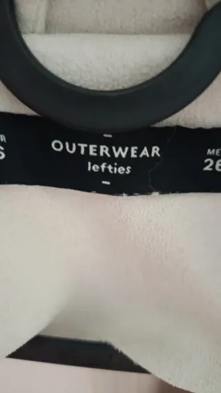 Cazadora antelina beige corta