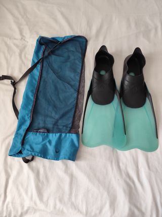 Aletas de buceo Subea 44/45 + Bolsa Azul