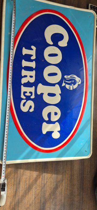 Cartel Chapa Cooper Tires Vintage