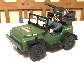 AIRGAM BOYS jeep ametralladora 2 figuras alemanes