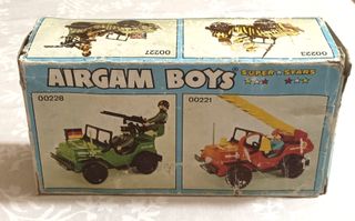 AIRGAM BOYS jeep ametralladora 2 figuras alemanes