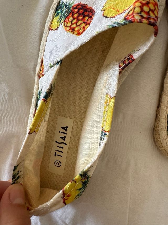 Alpargatas Piñas Talla 36.5