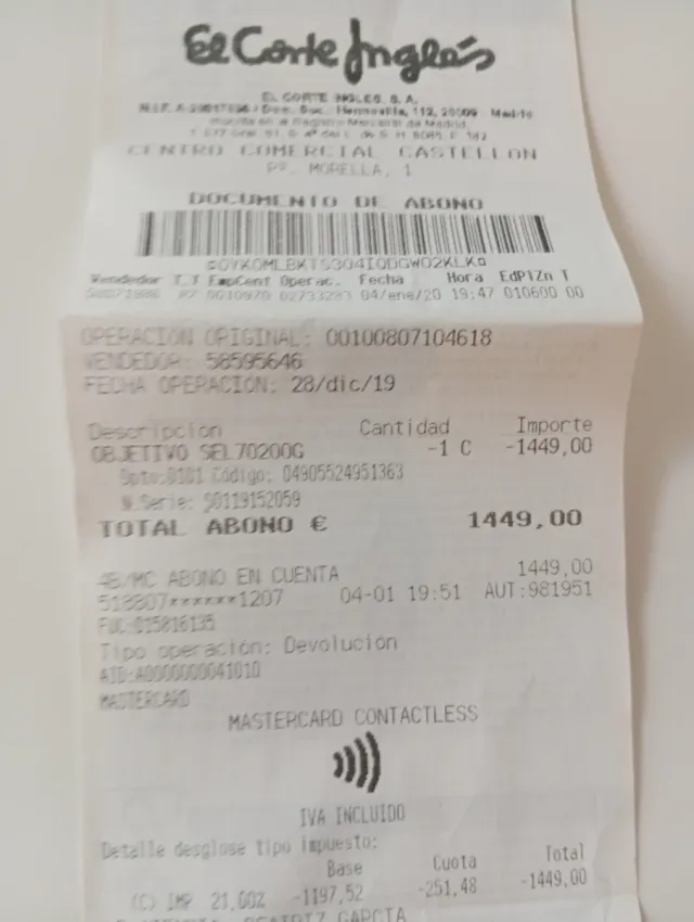 Sony FE 70-200mm F4 G OSS ULTIMO PRECIO