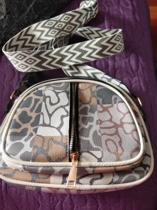Bolso bandolera estampado