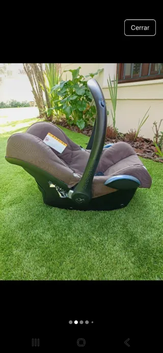 Silla Coche Maxi Cosi 0-13kg con reductor