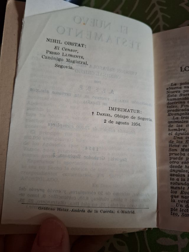 Nuevo Testamento 1954 AF.E.B.E.