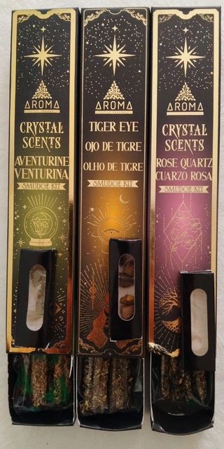 Inciensos Crystal  -aromaterapia - nuevos  