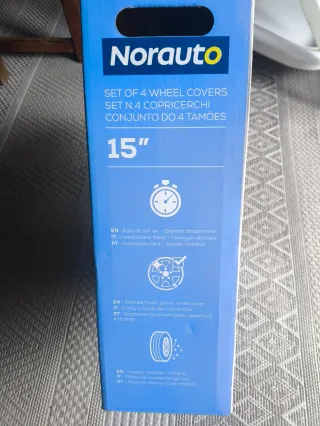 Tapacubos Norauto 15" Set 4 Nuevos