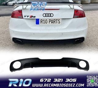 DIFUSOR AUDI TT 8J 06-14 S-LINE