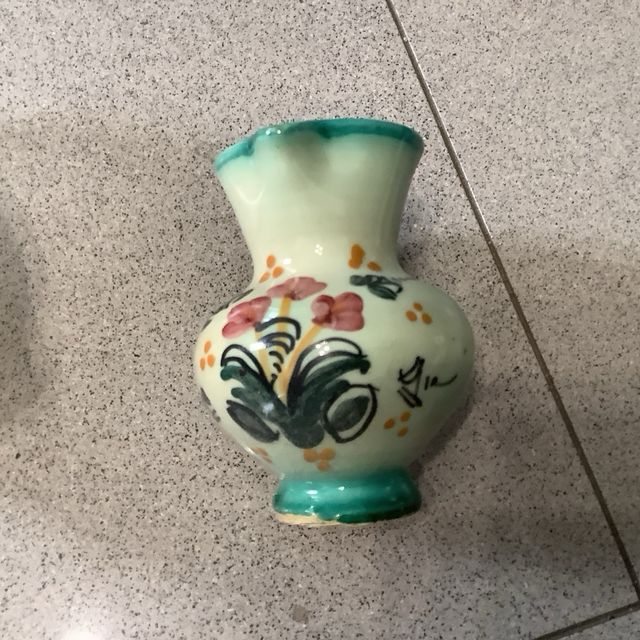 Juego de 2 jarrones decorativos y 1 Tulipa Cristal