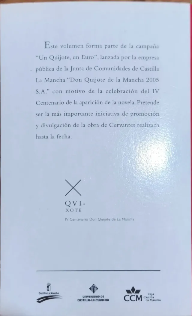 El ingenioso Hidalgo Don Quijote de la Mancha 