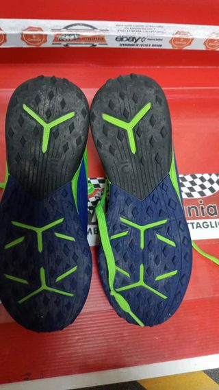 Scarpe calcetto bambino Victory verdi/blu