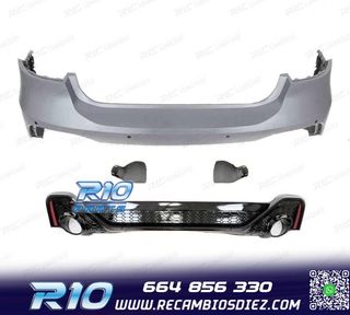 PARAGOLPES TRASERO AUDI A7 18- LOOK RS PDC