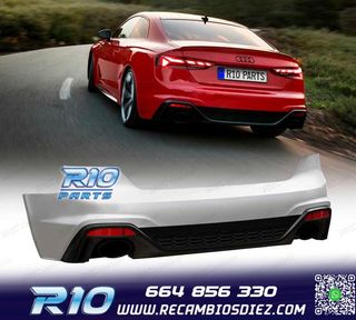 PARAGOLPES TRASERO AUDI A5 20- LOOK RS PDC