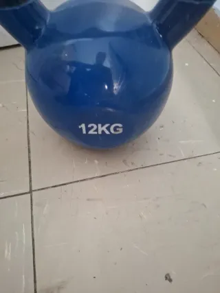 Pesa rusa 12kg azul