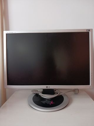 Pantalla LG Flatron L204WS Plata