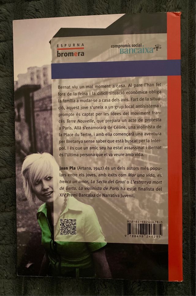 Libro en Valenciano La violinista de París