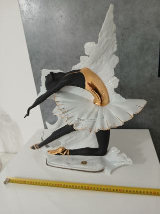 Statua ballerina Carpiè ceramica 52cm