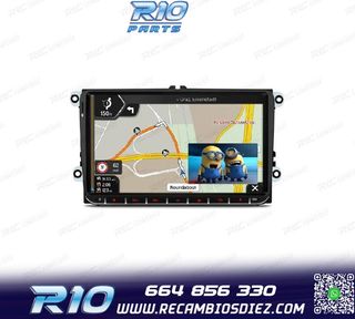 RADIO GPS ANDROID 12 PARA VW SEAT SKODA