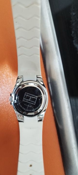 Reloj Tommy Hilfiger Mujer Blanco y Plateado