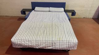 Sofá Cama 2 Plazas Azul