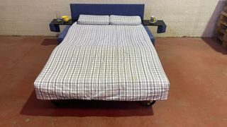 Sofá Cama 2 Plazas Azul
