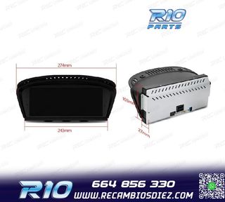 RADIO GPS ANDROID 12 PARA BMW SERIE 3 E90 E91 E92 E93 SERIE
