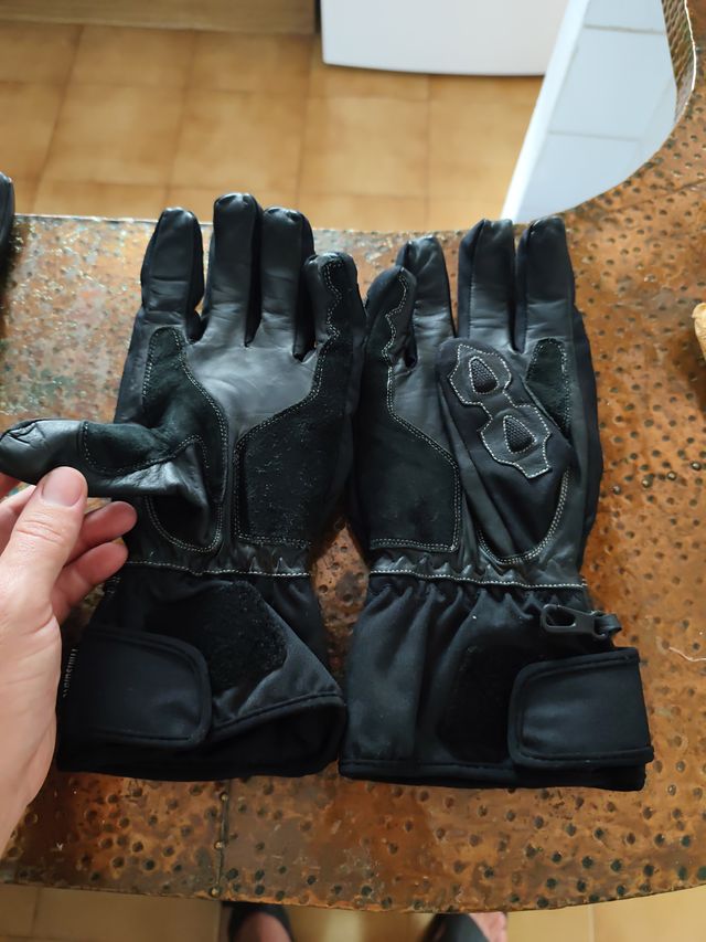 Guantes Moto Cuero Garibaldi Vintage