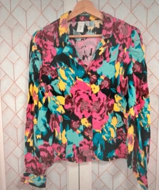 Blusa YAS Estampada Multicolor