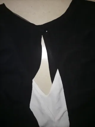 Blusa/Camisa Elegante Negra y Blanca