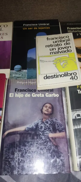 Lote 6 libros Francisco Umbral