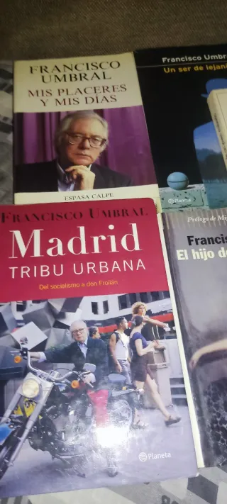 Lote 6 libros Francisco Umbral