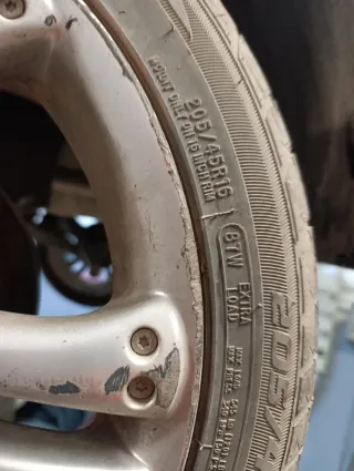 Llantas 16" tornilleria 4x100