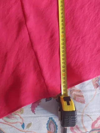 Vestido asimétrico Mango sin estrenar.Fucsia