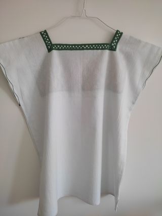 Blusa Huipil Bordado Multicolor