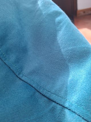 Pouf grande color petrolio
