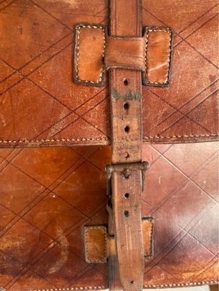 Maletín antiguo cuero negocios