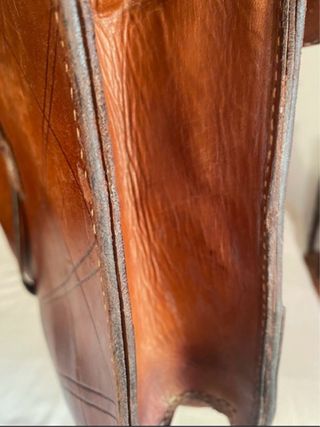 Maletín antiguo cuero negocios