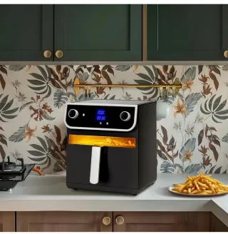 Freidora Aire Aigostar 8L con Ventana