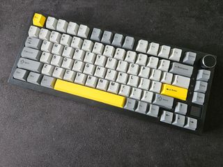 Ajazz AK820 Pro Teclado Mecánico Gris/Amarillo