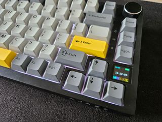 Ajazz AK820 Pro Teclado Mecánico Gris/Amarillo
