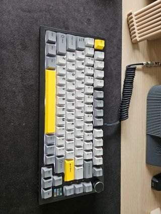 Ajazz AK820 Pro Teclado Mecánico Gris/Amarillo