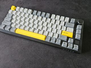 Ajazz AK820 Pro Teclado Mecánico Gris/Amarillo