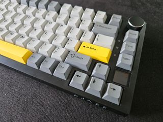 Ajazz AK820 Pro Teclado Mecánico Gris/Amarillo