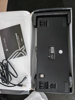 Ajazz AK820 Pro Teclado Mecánico Gris/Amarillo