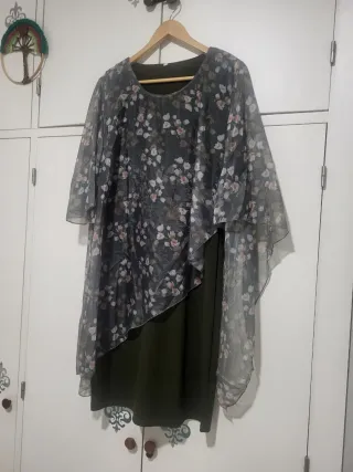 Vestido señora talla única estampado
