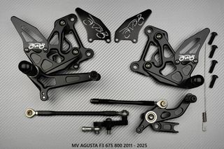 Estriberas retrasadas MV AGUSTA F3 675 800 2011