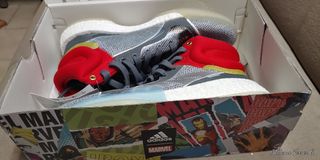 Zapatillas Adidas Marque Boost Grises/Rojas