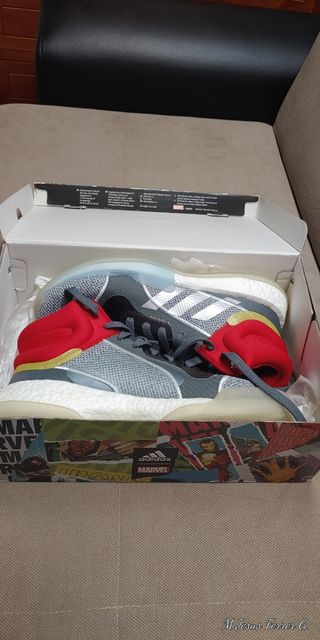 Zapatillas Adidas Marque Boost Grises/Rojas
